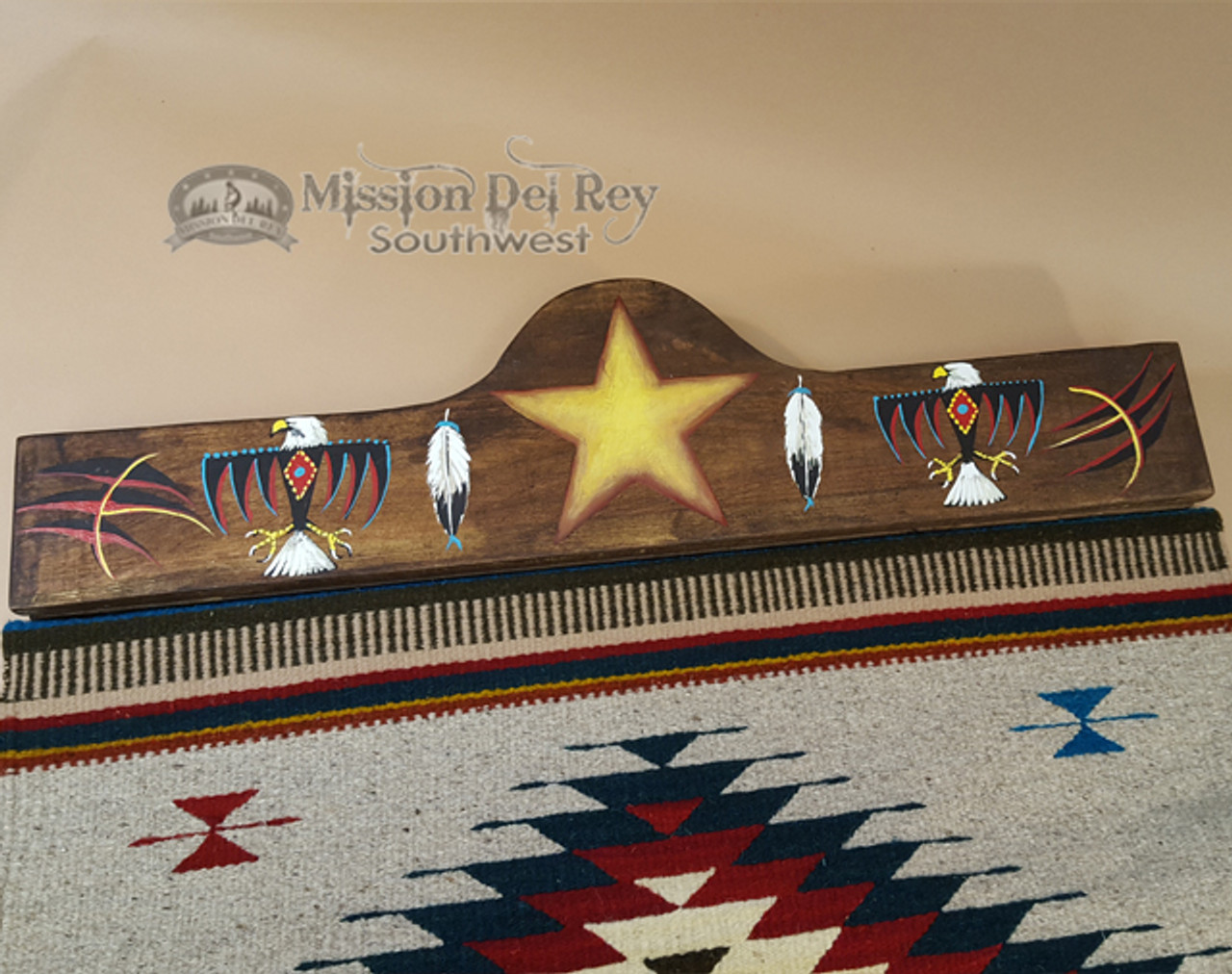 Southwestern Rug Hanger 30 -Thunderbirds (rh40) - Mission Del Rey Southwest